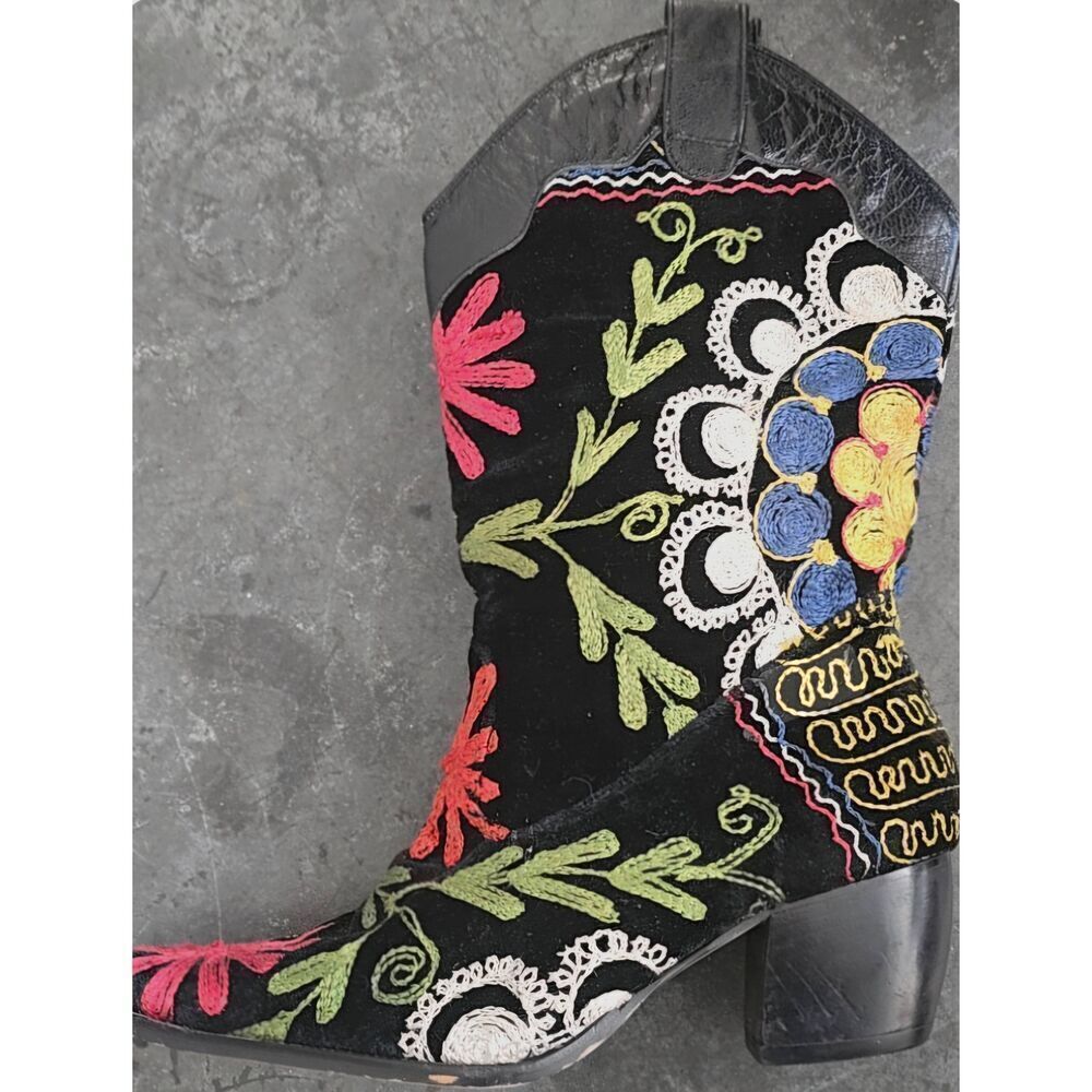 Embroidered Cowboy Boots